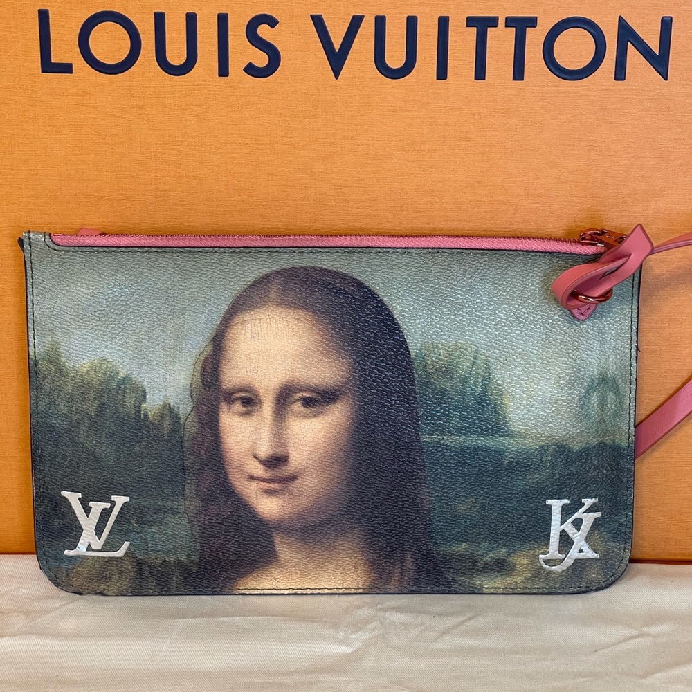 Louis Vuitton Jeff Koons Masters Neverfull Pouch